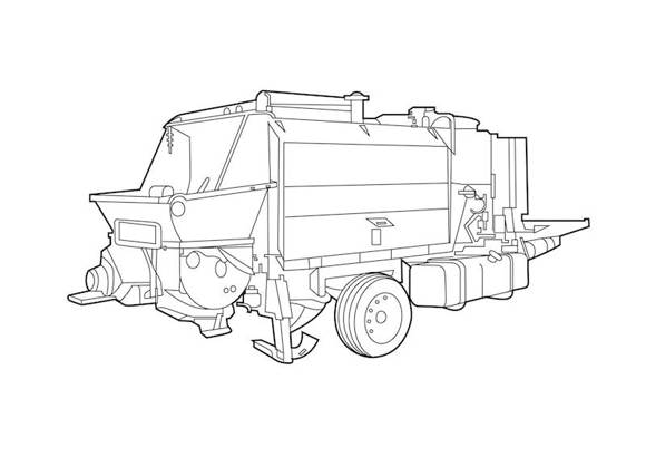 Concrete Pumping Trailer
