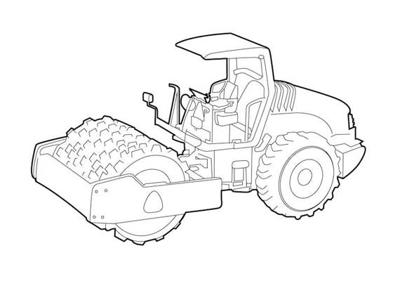 Sheep foot compactor